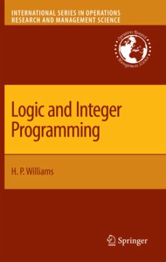 Logic and Integer Programming - Williams, H. Paul