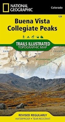 Buena Vista, Collegiate Peaks Map - National Geographic Maps