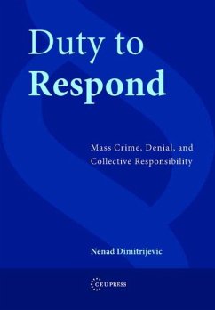 Duty to Respond - Dimitrijevic, Nenad
