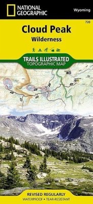 Cloud Peak Wilderness Map - National Geographic Maps