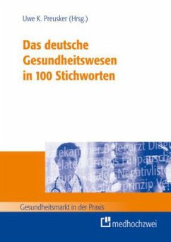 Cover Das deutsche Gesundheitswesen in 100 Stichworten