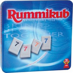 Jumbo 03973 - Original Rummikub, Metalldose, Familienspiel