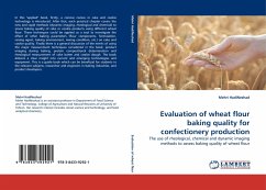 Evaluation of wheat flour baking quality for confectionery production