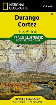 Durango, Cortez [Mesa Verde National Park] Map - National Geographic Maps