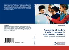 Acquisition of Modern Foreign Languages in Post-Primary Education - Maguire, Peter