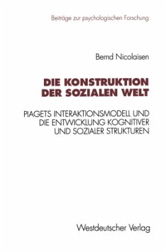 Die Konstruktion der sozialen Welt - Nicolaisen, Bernd