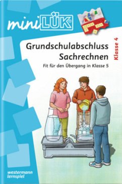 Cover Grundschulabschluss Sachrechnen, Klasse 4 / miniLÜK