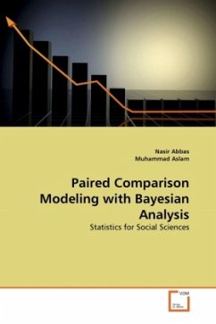 Paired Comparison Modeling with Bayesian Analysis