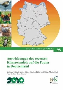 Cover Auswirkungen des rezenten Klimawandels auf die Fauna in Deutschland