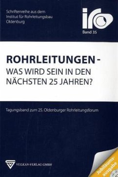 Cover Rohrleitungen - Was wird sein in den nächsten 25 Jahren?, m. CD-ROM