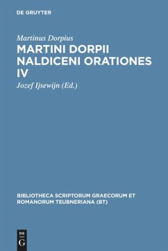 Martini Dorpii Naldiceni Orationes IV - Dorpius, Martinus