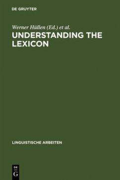 Cover Understanding the lexicon