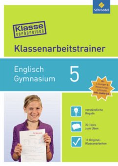 Klassenarbeitstrainer Englisch 5, m. Audio-CD / Klasse vorbereitet - Gymnasium