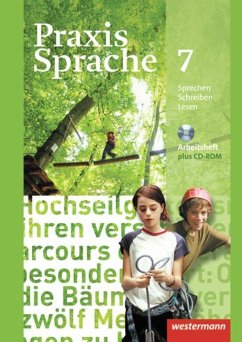 Praxis Sprache 7. Arbeitsheft mit CD-ROM. Allgemeine Ausgabe - Herzog, Harald;Nussbaum, Regina;Rudolph, Günter