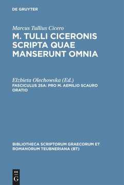 Pro M. Aemilio Scauro oratio - Cicero