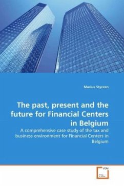 The past, present and the future for Financial Centers in Belgium