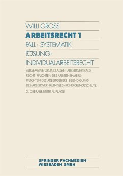 Arbeitsrecht 1 - Gross, Willi