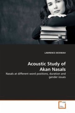Acoustic Study of Akan Nasals - BOSIWAH, LAWRENCE