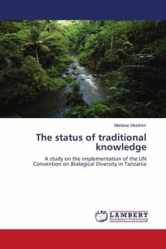 The status of traditional knowledge - Vikström, Mariana