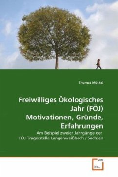 Freiwilliges Ökologisches Jahr (FÖJ) Motivationen, Gründe, Erfahrungen - Möckel, Thomas