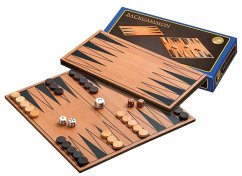 Philos 1138 - Backgammon-Set, klappbares Spielbrett, Reisespiel