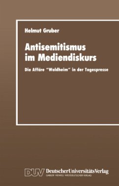 Antisemitismus im Mediendiskurs - Gruber, Helmut