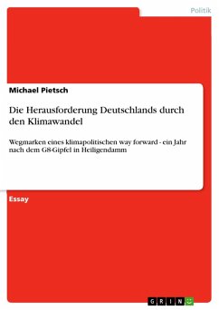 Die Herausforderung Deutschlands durch den Klimawandel (eBook, ePUB)