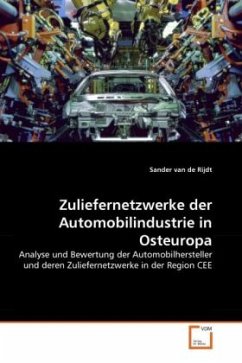 Zuliefernetzwerke der Automobilindustrie in Osteuropa - Rijdt, Sander van de