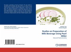 Studies on Preparation of Milk Beverage Using Pearl Millet - Tarle, Mahesh;Nirgude, Vishwas