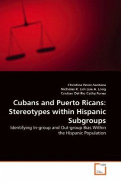 Cubans and Puerto Ricans: Stereotypes within Hispanic Subgroups - Perez-Santana, Christina;K. Lim Lisa A. Long, Nicholas;Del Rio Cathy Funes, Cristian