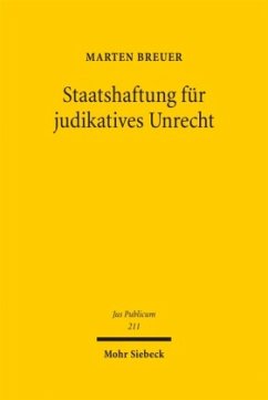 Cover Staatshaftung für judikatives Unrecht