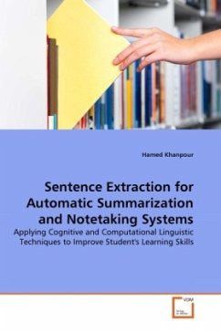 Sentence Extraction for Automatic Summarization and Notetaking Systems