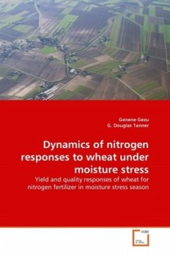 Dynamics of nitrogen responses to wheat under moisture stress