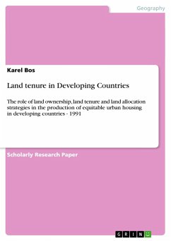 Land tenure in Developing Countries
