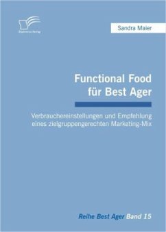 Functional Food für Best Ager: Verbrauchereinstellungen und Empfehlung eines zielgruppengerechten Marketing-Mix - Maier, Sandra