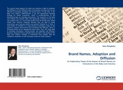 Brand Names, Adoption and Diffusion - Wenglosky, Alice