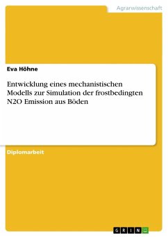 Entwicklung eines mechanistischen Modells zur Simulation der frostbedingten N2O Emission aus Böden - Höhne, Eva