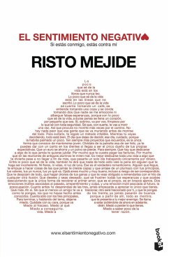 El sentimiento negativo - Mejide, Risto