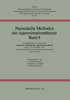 Numerische Methoden der Approximationstheorie - Collatz; MEINARDUS; Werner