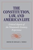 The Constitution, Law, and American Life