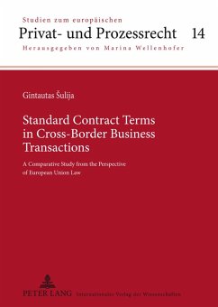 Standard Contract Terms in Cross-Border Business Transactions - Sulija, Gintautas