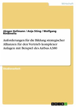 Anforderungen für die Bildung strategischer Allianzen für den Vertrieb komplexer Anlagen mit Beispiel des Airbus A380 - Hofmann, Jörgen;Rindinella, Wolfgang;Sting, Anja