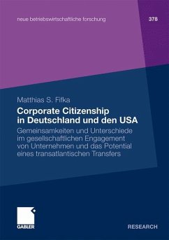 Corporate Citizenship in Deutschland und den USA - Fifka, Matthias S.