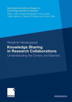 Knowledge Sharing in Research Collaborations - Niedergassel, Benjamin