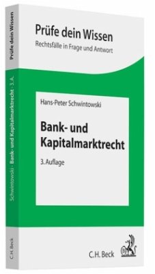 Bank- und Kapitalmarktrecht - Schwintowski, Hans-Peter