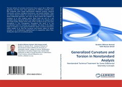 Generalized Curvature and Torsion in Nonstandard Analysis