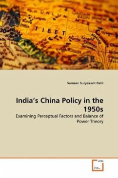 India's China Policy in the 1950s - Patil, Sameer Suryakant