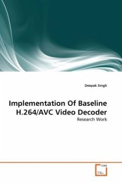 Implementation Of Baseline H.264/AVC Video Decoder