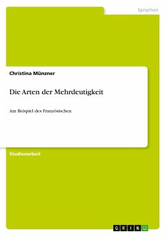 Die Arten der Mehrdeutigkeit - Münzner, Christina