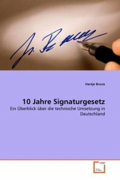 10 Jahre Signaturgesetz